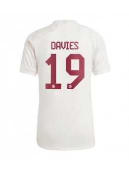 Billige Bayern Munich Alphonso Davies #19 Tredjedrakt 2023-24 Kortermet